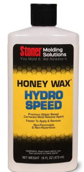 Stoner HoneyWax®Hydro Speed是一種高固含量的水性乳液，不含任何溶劑，旨在代替?zhèn)鹘y(tǒng)的高級涂蠟作為復合材料行業(yè)中的脫模劑。